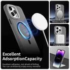 For iPhone 14 Pro Max Candy Diamond Magsafe Frosted PC Hybrid TPU Phone Case(Black) - 3