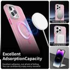 For iPhone 14 Pro Max Candy Diamond Magsafe Frosted PC Hybrid TPU Phone Case(Red) - 3