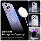 For iPhone 14 Pro Max Candy Diamond Magsafe Frosted PC Hybrid TPU Phone Case(Purple) - 3