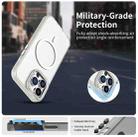 For iPhone 13 Pro Candy Diamond Magsafe Frosted PC Hybrid TPU Phone Case(White) - 2