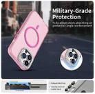 For iPhone 13 Pro Candy Diamond Magsafe Frosted PC Hybrid TPU Phone Case(Red) - 2