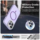 For iPhone 13 Pro Candy Diamond Magsafe Frosted PC Hybrid TPU Phone Case(Purple) - 2