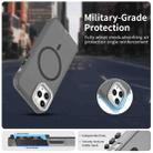 For iPhone 11 Pro Max Candy Diamond Magsafe Frosted PC Hybrid TPU Phone Case(Black) - 2