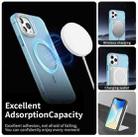 For iPhone 11 Pro Max Candy Diamond Magsafe Frosted PC Hybrid TPU Phone Case(Blue) - 3