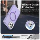 For iPhone 11 Pro Max Candy Diamond Magsafe Frosted PC Hybrid TPU Phone Case(Purple) - 2