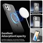 For iPhone 11 Candy Diamond Magsafe Frosted PC Hybrid TPU Phone Case(Black) - 3