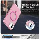 For iPhone 11 Candy Diamond Magsafe Frosted PC Hybrid TPU Phone Case(Red) - 2