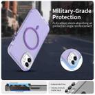 For iPhone 11 Candy Diamond Magsafe Frosted PC Hybrid TPU Phone Case(Purple) - 2