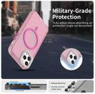 For iPhone 11 Pro Candy Diamond Magsafe Frosted PC Hybrid TPU Phone Case(Red) - 2