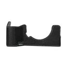For Sony ILCE7RM5 / A7R5 Litchi Texture PU Leather Camera Half Case Base(Black) - 2