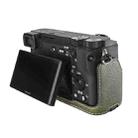 For Sony ILCE-6400 / A6300 / A6200 Litchi Texture PU Leather Camera Half Case Base(Green) - 2