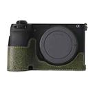 For Sony ILCE-6700 / A6700 Litchi Texture PU Leather Camera Half Case Base(Green) - 1