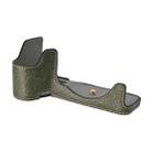 For Sony ILCE-6700 / A6700 Litchi Texture PU Leather Camera Half Case Base(Green) - 2