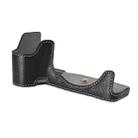 For Sony ILCE-6700 / A6700 Litchi Texture PU Leather Camera Half Case Base(Black) - 2