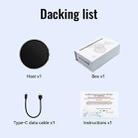 JNN M29A Portable Smart AI Magnetic Recorder Support APP Control, Memory:128GB(Black) - 3