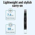 JNN A6 Portable Smart AI Magnetic Recorder Support APP Control, Memory:32GB(Black) - 3