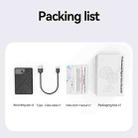 JNN A5 OLED Display Smart AI Magnetic Recorder Support APP Control, Memory:16GB(Black) - 6