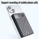 JNN A5 OLED Display Smart AI Magnetic Recorder Support APP Control, Memory:32GB(Black) - 3