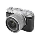 For FUJIFILM X-M5 Litchi Texture PU Leather Camera Half Case Base(Black) - 2