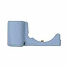 For Sony ZV-E10 Litchi Texture PU Leather Camera Half Case Base(Blue) - 2