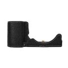 For Sony ZV-E10 Litchi Texture PU Leather Camera Half Case Base(Black) - 2