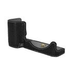 For Sony ZV-E10 Litchi Texture PU Leather Camera Half Case Base(Black) - 3