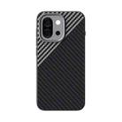 For OnePlus 13T ABEEL C Carbon Fiber Series 6D Micro Relief MagSafe Phone Case(Black Grey) - 2