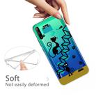 For Huawei P40 Lite E Coloured Drawing Pattern Highly Transparent TPU Protective Case(Stair Cat) - 2