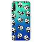 For Huawei P40 Lite E Coloured Drawing Pattern Highly Transparent TPU Protective Case(Panda) - 1