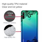 For Huawei P40 Lite E Coloured Drawing Pattern Highly Transparent TPU Protective Case(Lace Flower) - 3