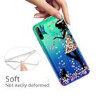 For Huawei P40 Lite E Coloured Drawing Pattern Highly Transparent TPU Protective Case(Girl) - 2