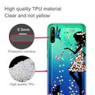 For Huawei P40 Lite E Coloured Drawing Pattern Highly Transparent TPU Protective Case(Girl) - 3