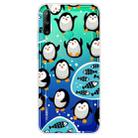 For Huawei P40 Lite E Coloured Drawing Pattern Highly Transparent TPU Protective Case(Penguin) - 1