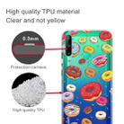 For Huawei P40 Lite E Coloured Drawing Pattern Highly Transparent TPU Protective Case(Donuts) - 3