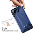 For Huawei Y5p (2020) Coloured Drawing Pattern Highly Transparent TPU Protective Case(Lace Flower) - 2