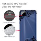 For Huawei Y5p (2020) Coloured Drawing Pattern Highly Transparent TPU Protective Case(Lace Flower) - 3