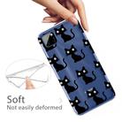 For Huawei Y5p (2020) Coloured Drawing Pattern Highly Transparent TPU Protective Case(Black Cat) - 2