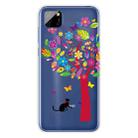 For Huawei Y5p (2020) Coloured Drawing Pattern Highly Transparent TPU Protective Case(Tree Cat) - 1