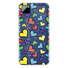 For Huawei Y5p (2020) Coloured Drawing Pattern Highly Transparent TPU Protective Case(Love) - 1