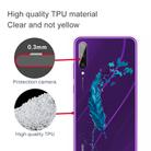 For Huawei Y6p (2020) Coloured Drawing Pattern Highly Transparent TPU Protective Case(Feather) - 3