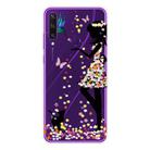 For Huawei Y6p (2020) Coloured Drawing Pattern Highly Transparent TPU Protective Case(Girl) - 1