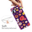 For Huawei Y6p (2020) Coloured Drawing Pattern Highly Transparent TPU Protective Case(Donuts) - 2