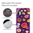 For Huawei Y6p (2020) Coloured Drawing Pattern Highly Transparent TPU Protective Case(Donuts) - 3