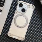 For iPhone 13 Frameless Aromatherapy MagSafe Holder Phone Case(Titanium) - 1