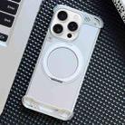 For iPhone 13 Pro Frameless Aromatherapy MagSafe Holder Phone Case(Silver) - 1