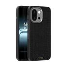 For OnePlus 13T ABEEL Ruyi Pattern 6D Micro Relief MagSafe Leather Phone Case(Black) - 1
