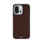 For OnePlus 13T ABEEL Ruyi Pattern 6D Micro Relief MagSafe Leather Phone Case(Brown) - 2