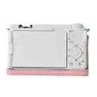 For Sony Alpha ZV-E10 II / ZV-E10M2 Litchi Texture PU Leather Camera Half Case Base(Pink) - 3