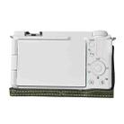 For Sony Alpha ZV-E10 II / ZV-E10M2 Litchi Texture PU Leather Camera Half Case Base(Green) - 3