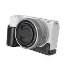 For Sony Alpha ZV-E10 II / ZV-E10M2 Litchi Texture PU Leather Camera Half Case Base(Black) - 2